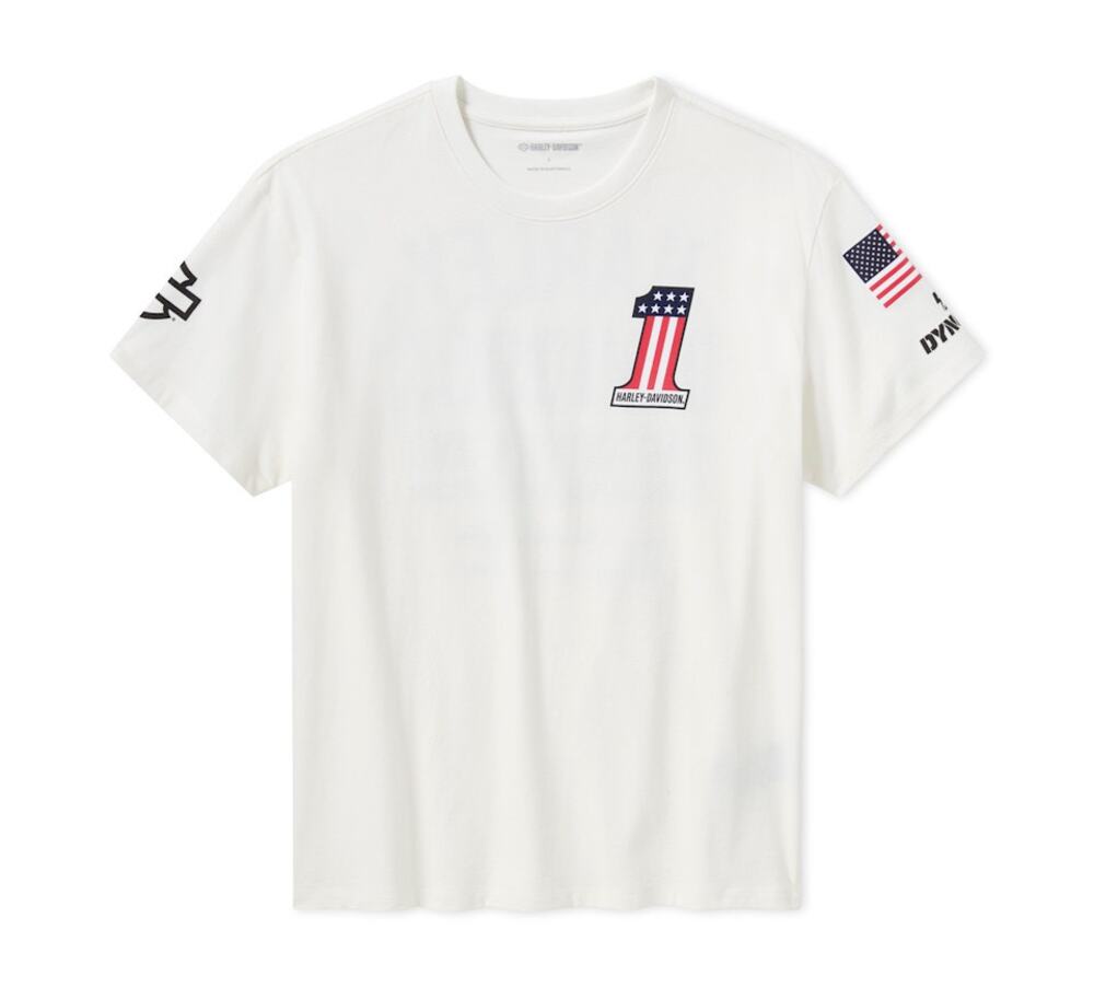 NWT Harley Davidson Men's H-D Championship Tee in Bright White size Large